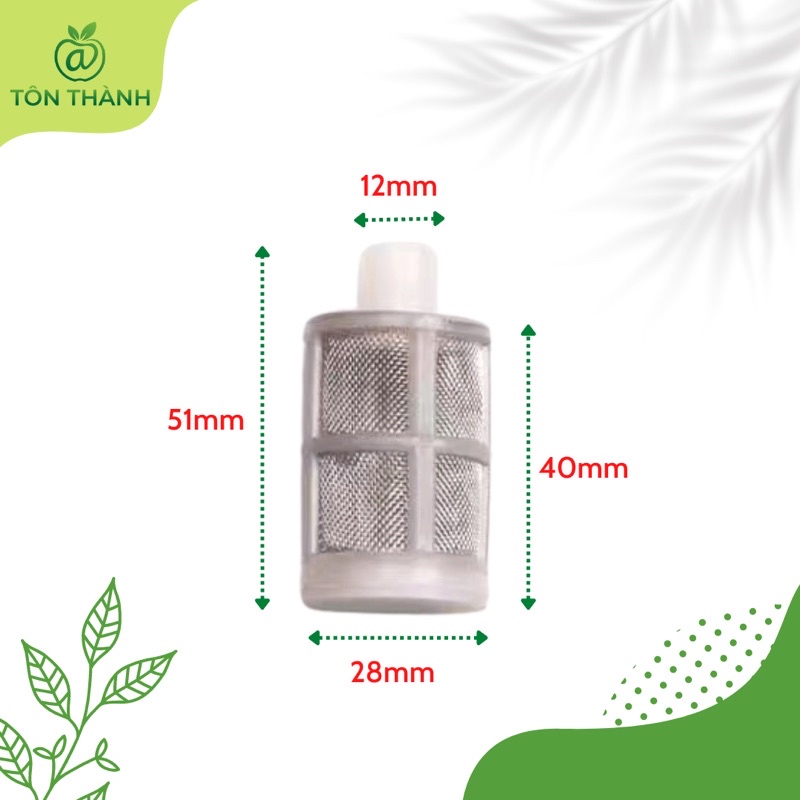 LỌC RÁC MINI LỌC NHỎ BÌNH PHUN THUỐC, BÌNH ĐIỆN, MÁY BƠM