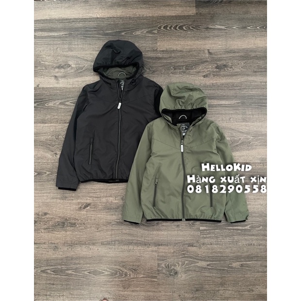 A380 - Áo gió GG Uk màu đơn giản bé trai