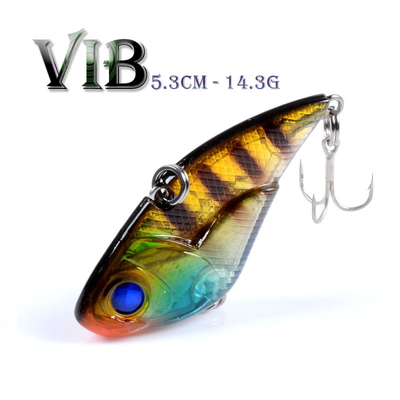 Mồi câu cá giả câu lure VIB 5.3cm 14.3g - mồi câu lure siêu nhạy 2 lưỡi BKK