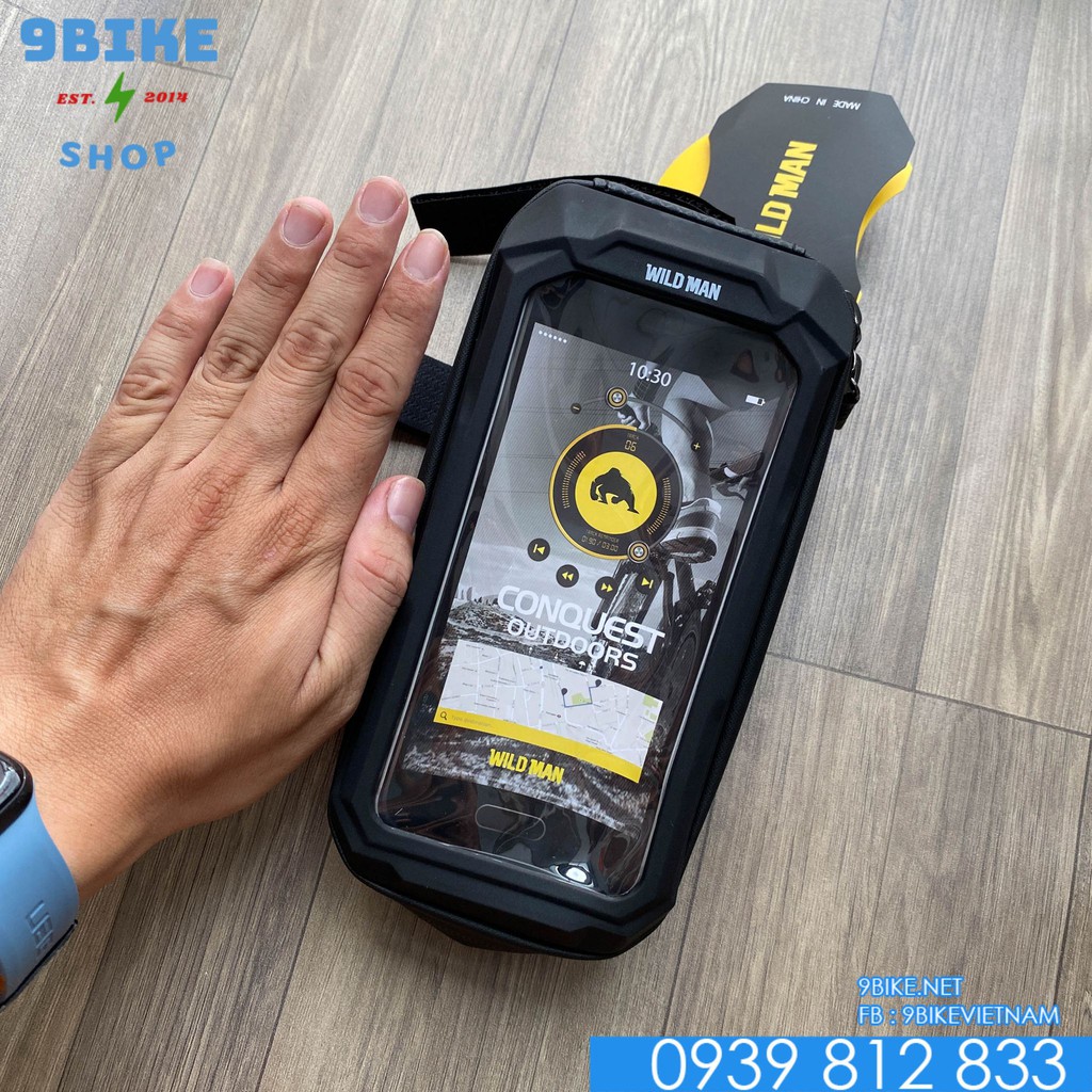 Túi treo trên sườn xe đạp Wildman X2 mẫu mới 2021