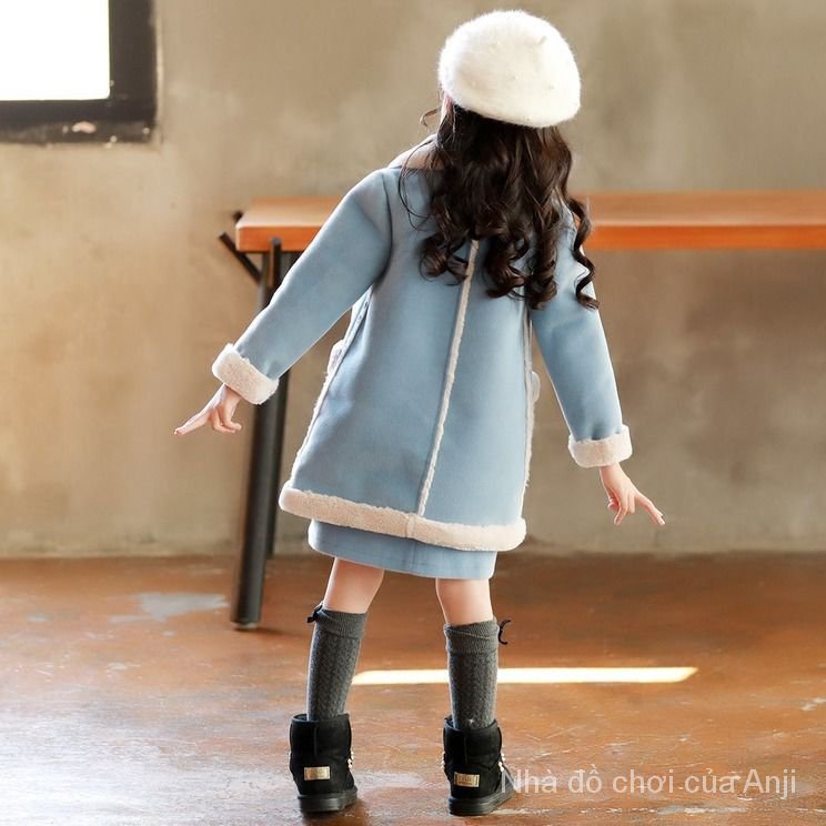Girls Winter Coat Children Fur Coat Of Girls Mink Velvet Jacket Coat