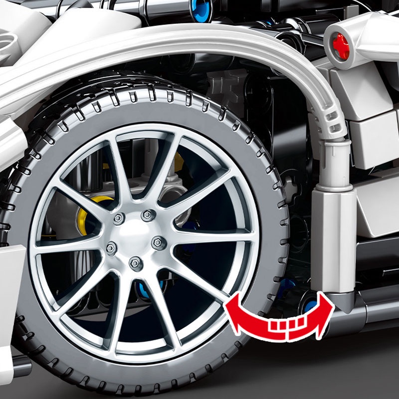 Đồ Chơi Lắp Ráp Kiểu LEGO TECHNIC Siêu Xe Lamborghini Aventador SVJ Điều Khiển Từ Xa RC Model 701945 Với 1330+ Chi Tiết