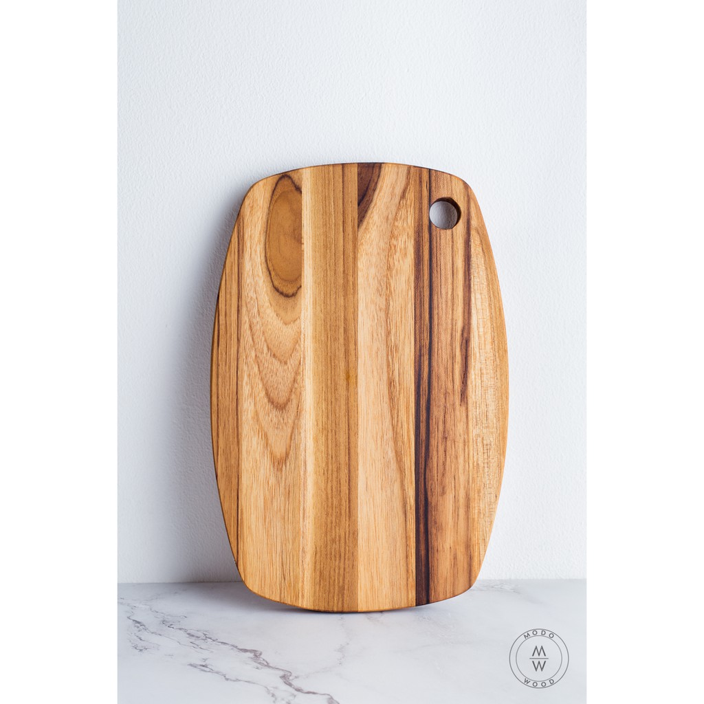 Thớt gỗ Teak 20x30x1.4 Modo Wood - Dụng cụ nhà bếp