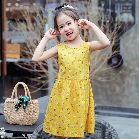 Váy bé gái hoa nhí xinh xắn size 11-28kg VH24