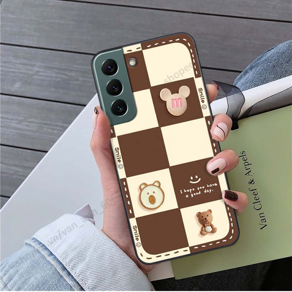 Ốp lưng Samsung S22 / S22 Plus / S22 Ultra / S22+ hình gấu, kẹo dễ thương cute