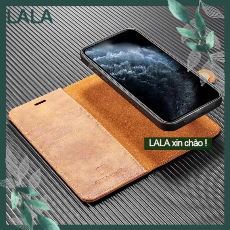 Bao da iphone cao cấp cho iphone 12 mini/ 12/12 Pro / 12 Pro max - Có thể tháo rời được - Chất liệu da cao cấp [D01]