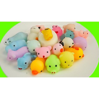 Đồ Chơi Squishy Mochi Hình Thú Cực Dễ Thương Siêu Mềm Siêu Mịn