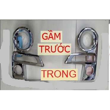 Ốp viền đèn gầm trước, sau xe Toyota Raize 2021-2022 mạ crom cao cấp