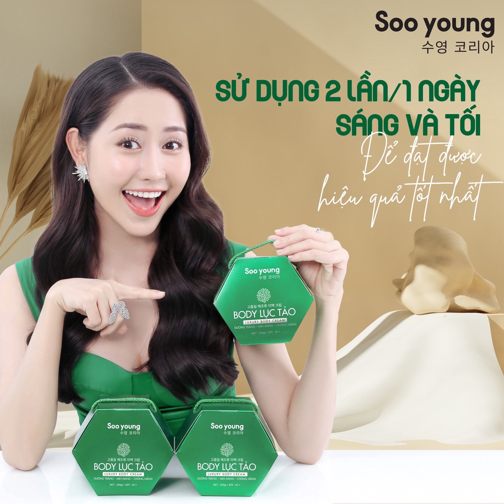KEM DƯỠNG TRẮNG DA BODY LỤC TẢO, Dưỡng trắng, dưỡng ẩm, kháng nắng SPF45++ | BigBuy360 - bigbuy360.vn