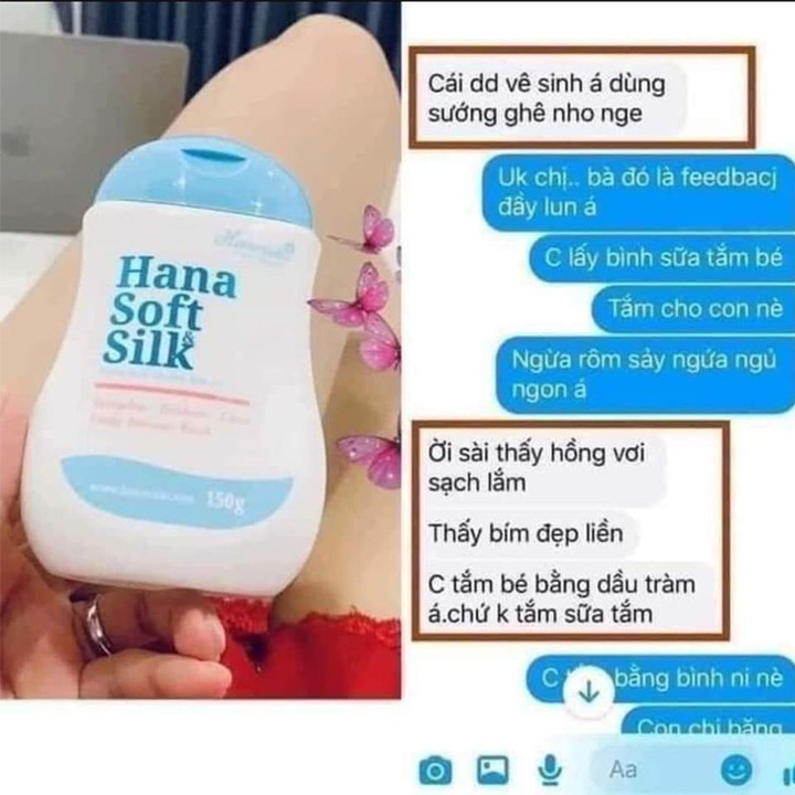 Dung Dịch Vệ Sinh Hana Soft Silk ❤️ CHÍNH HÃNG ❤️ Dung Dịch Vệ Sinh Phụ Nữ Thơm Mát Se Khít Làm Hồng Vùng Kín