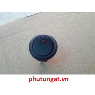 Công tắc đen có đèn led màu xanh/ đỏ