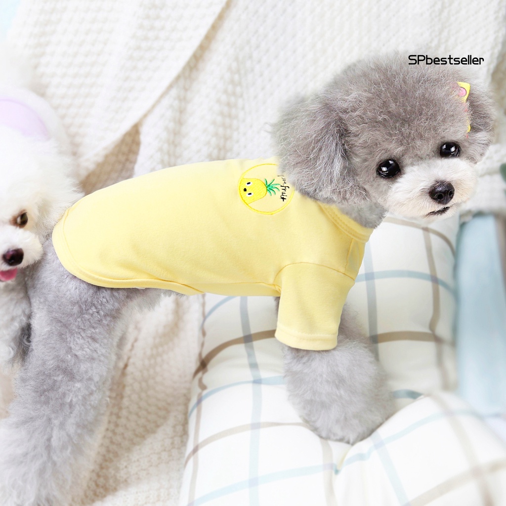 Trang phục hóa trang hình trái cây dễ thương thân thiện với da cho cún cưng