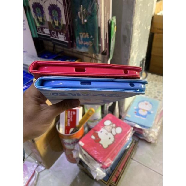 Bao da Samsung Tab E T377 kitty doremon dễ thương AD_case shop