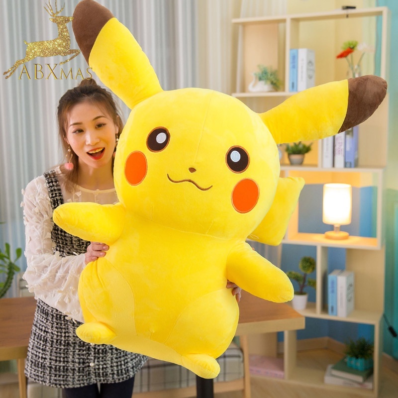 Pikachu Nhồi Bông Cỡ Lớn Dễ Thương Dùng Làm Gối Ôm