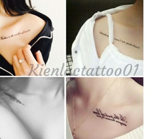 Hình xăm dán tattoo mini
