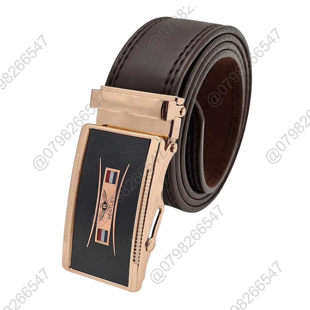 Thắt lưng nam cao cấp giả da DHM-099 | Đầu khóa lăn vàng | giao mặt ngẫu nhiên | Bảo hành 12 tháng