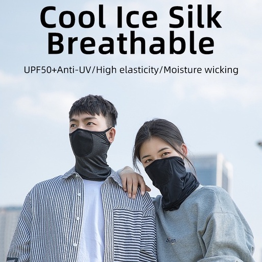 Rockbros Khẩu Trang Chống Tia UV Khi Đi Xe Đạp UPF50 Thoáng Khí Có Thể Giặt Được