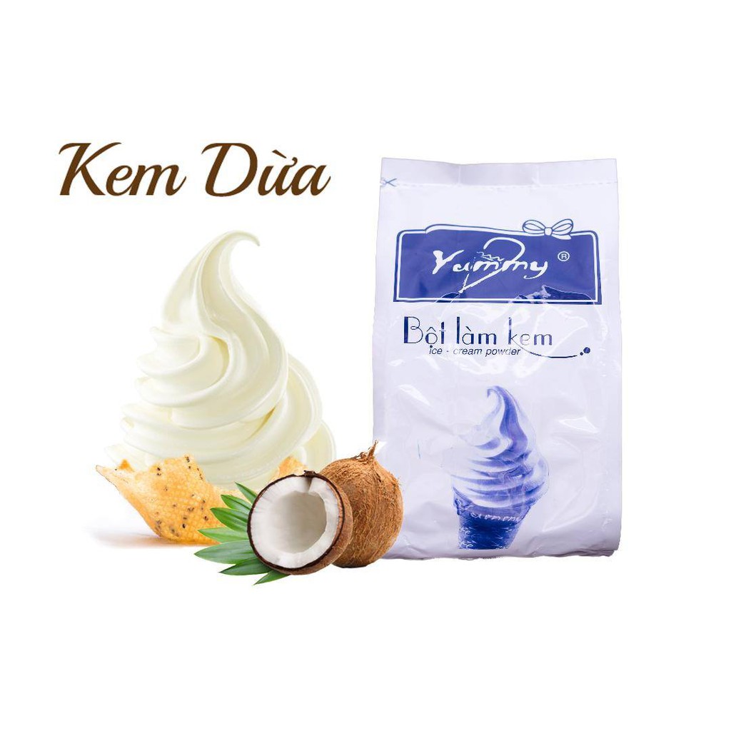 Bột làm kem hương vani túi 1kg