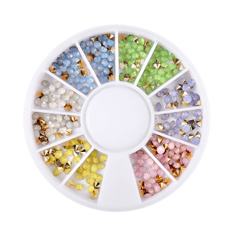 Hạt Đá 3D Nhiều Màu Trang Trí Móng Tay Nghệ Thuật