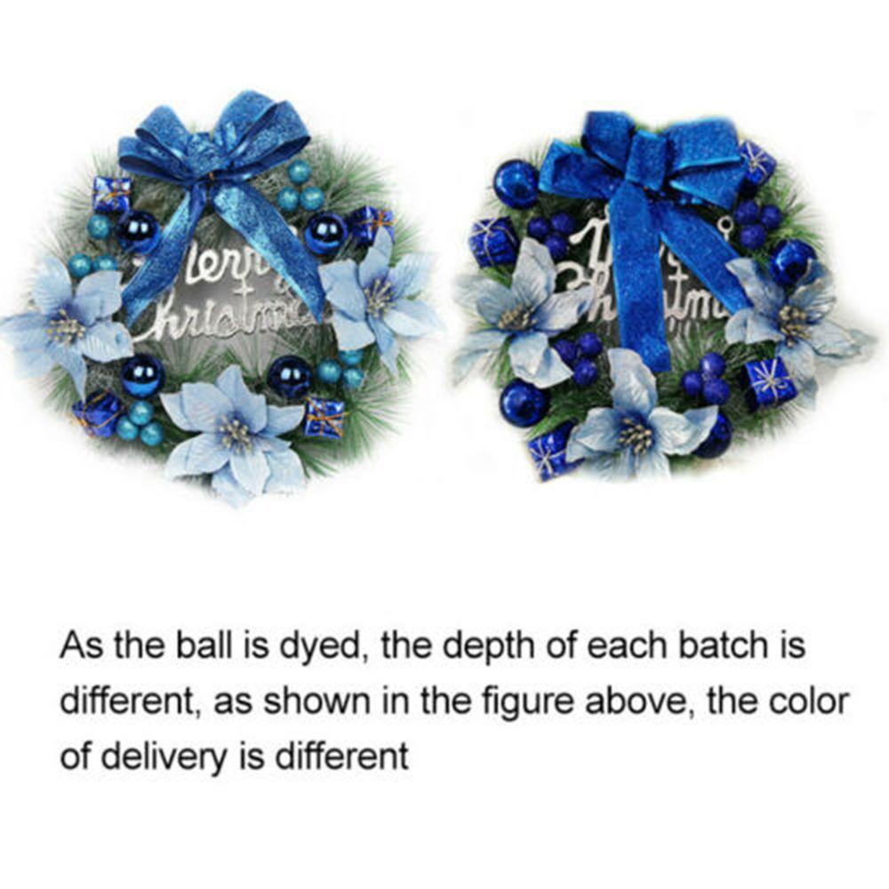 KUNHEV Vòng Hoa Mẫu Đơn Treo Cửa Sổ Trang Trí Giáng Sinh 30cm DIY