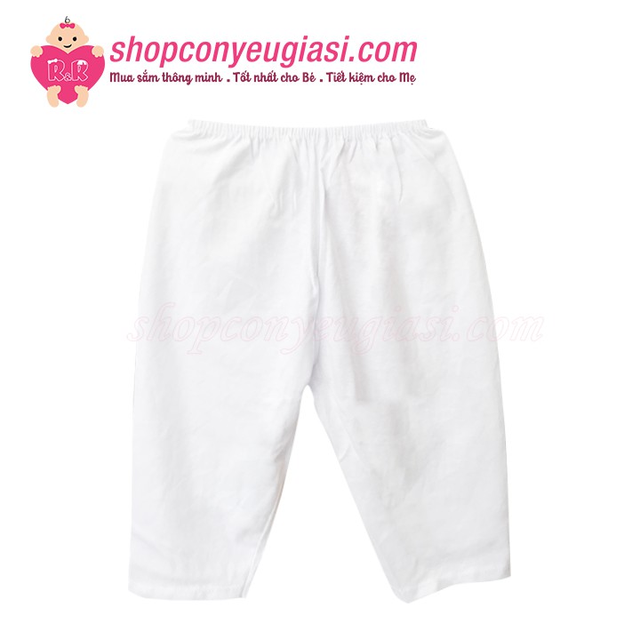 Quần Thun Cotton Trắng Dài Tin Tin Cho Bé