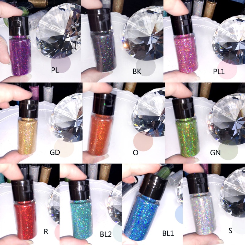 Lọ bột kim tuyến ánh ngọc trai lấp lánh làm bom tắm slime xà phòng thủ công đa năng