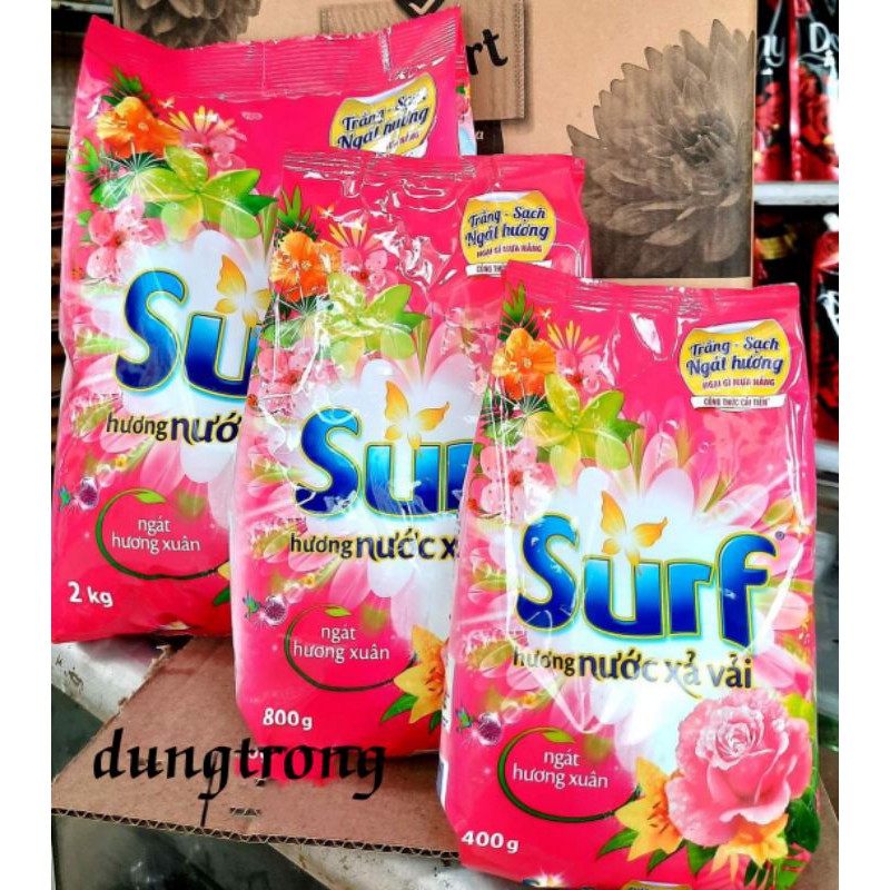 Bột Giặt SURF túi 2Kg , 800g , 400g Hương nước xả vải