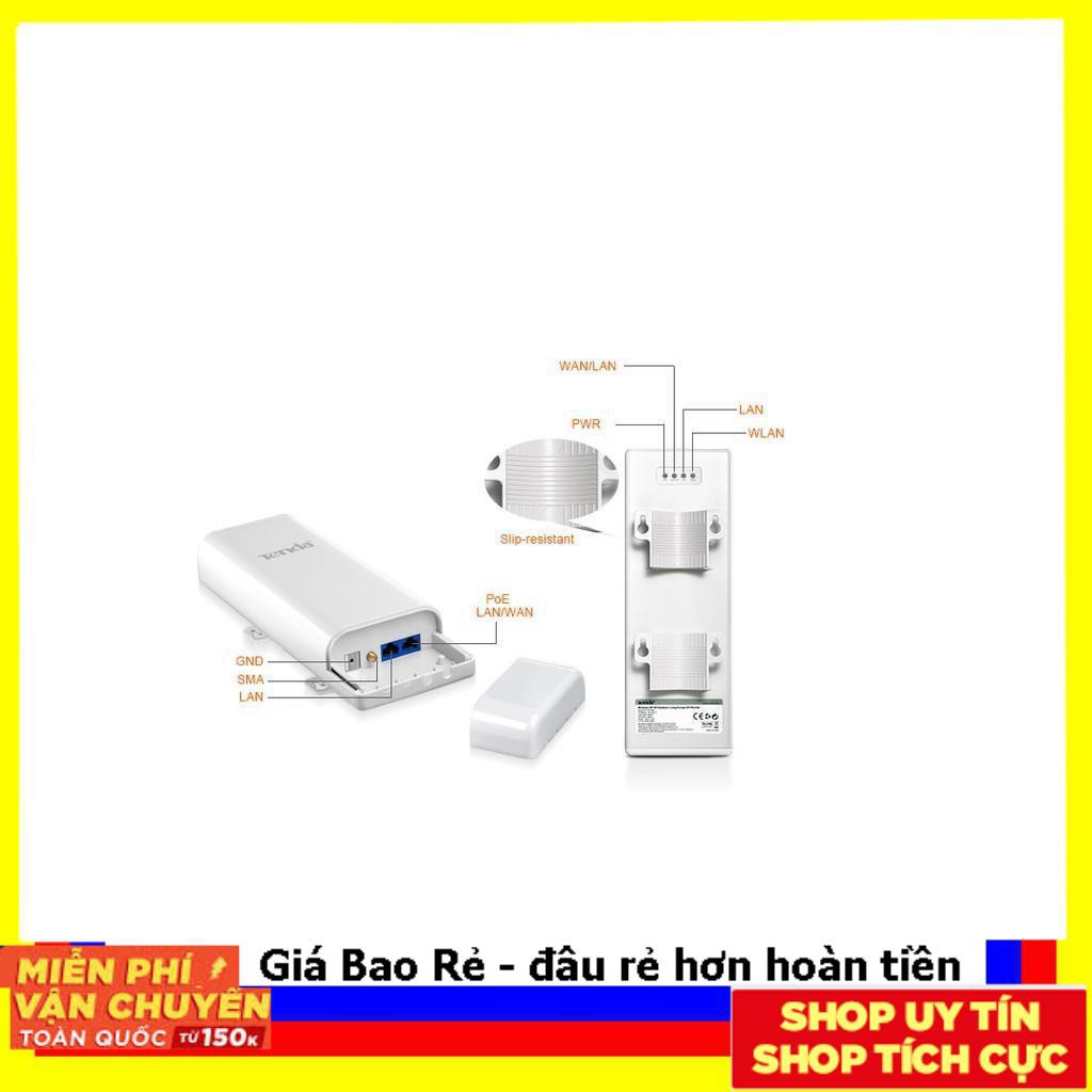 Bộ phát wifi ngoài trời chống sét Tenda W1500A (trắng)