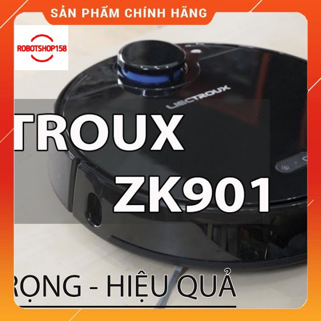 Robot lau nhà hút bụi ZK901_Liectroux_Hàng mới 100% nguyên seal- App sử dụng tiếng việt