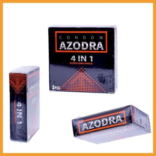 Bao cao su Azodra Gân Gai Kéo dài TG Thái Lan Hộp 3 cái CON021