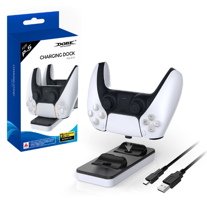 Đế sạc tay cầm PS5 DualSense - PlayStation 5, Dock sạc nhanh cho tay cầm PS5 các loại