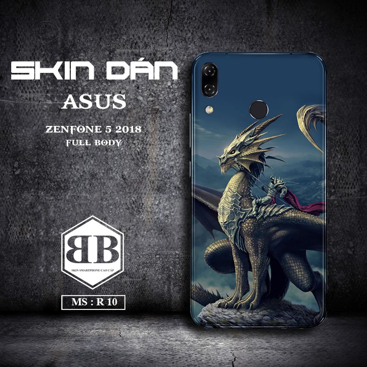 Bộ Skin Dán Asus Zenfone 5 2018 dùng thay ốp lưng điện thoại nhiều mẫu mới nhất năm