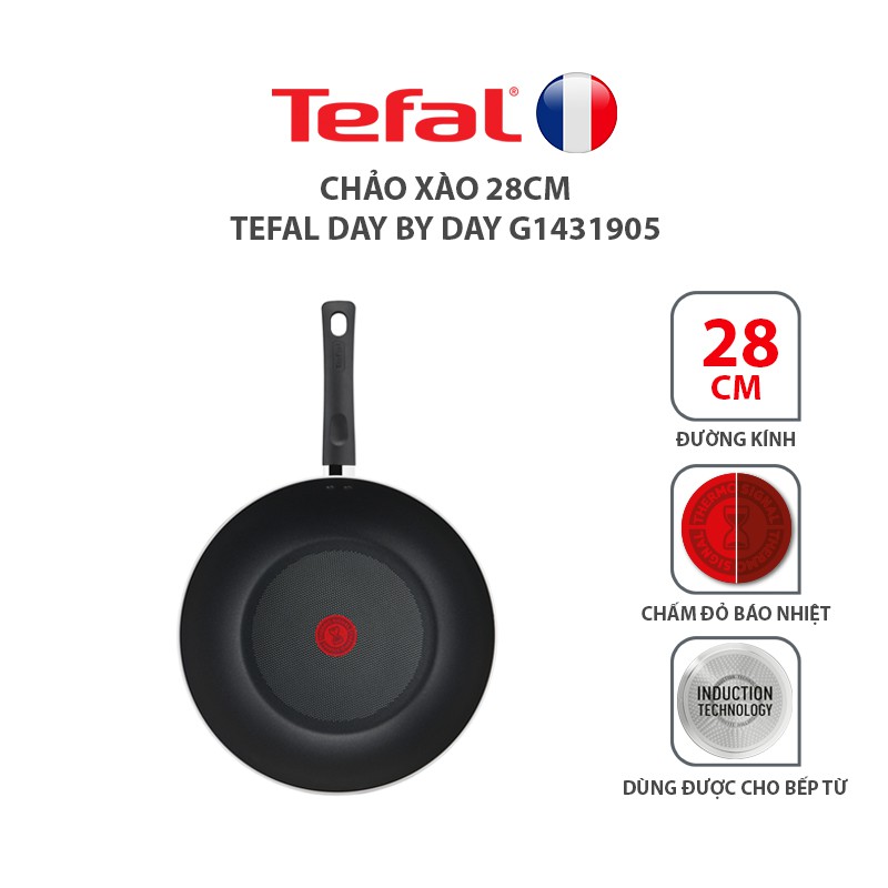 [GIFT] Chảo xào Tefal Day By Day 28cm