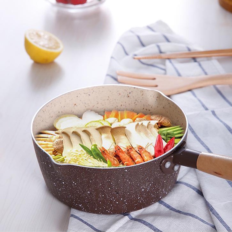 chảo chống dính bếp từ 18cm ,Không dễ rỉ,phù hợp với mọi loại bếp
