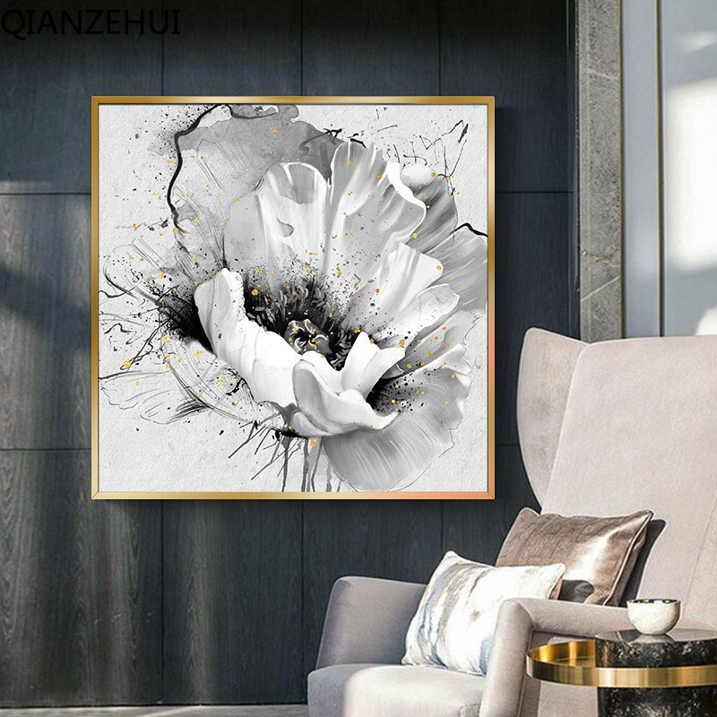 Tranh Đính Đá Kim Cương Toàn Bộ 5D DIY Hình Vẽ Hoa