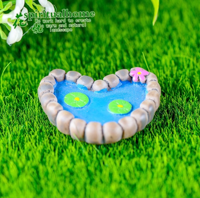 Ao Nước Trái Tim - phụ kiện trang trí tiểu cảnh