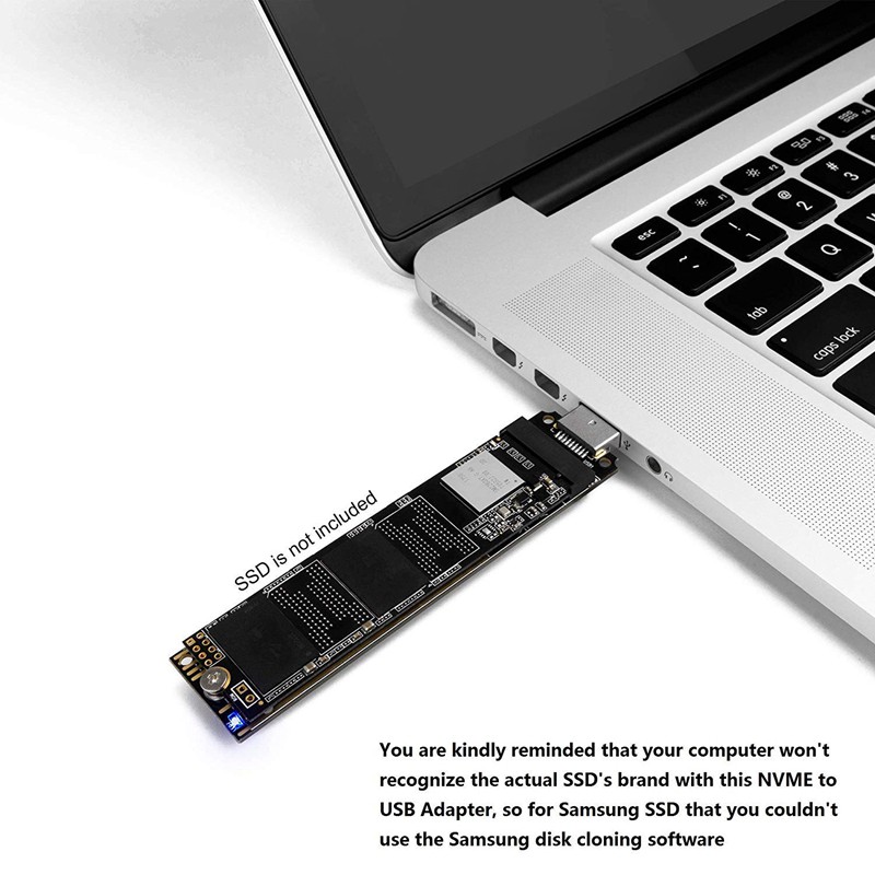 Bộ Chuyển Đổi M.2 Nvme Ssd Sang Usb M.2 Ssd Sang Type A Card, Hỗ Trợ Windows Xp 7 8 10, Mac Os