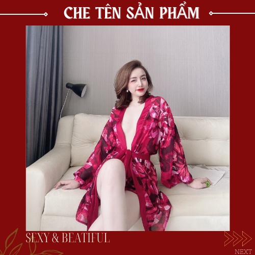 Váy Ngủ Áo Choàng 🌸 SANG CHẢNH🌸 Đầm Ngủ Sexy Lụa Chiffon Chất Siêu Mát, Sang Chảnh - Size<65kg> Sun Shop | BigBuy360 - bigbuy360.vn