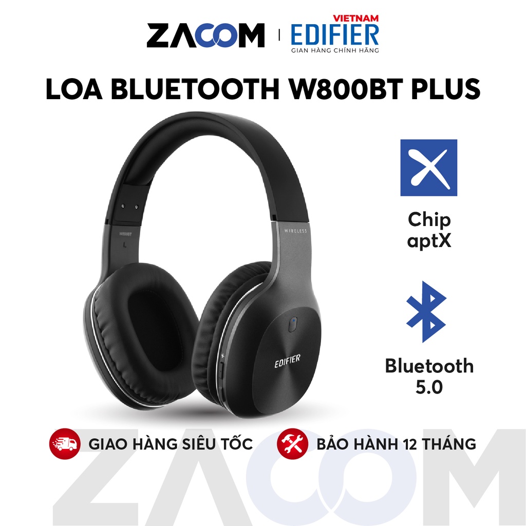 Tai nghe Bluetooth 5.1 thể thao EDIFIER W800BT Plus Chống ồn - Hàng phân phối chính hãng - Bảo hành 12 tháng