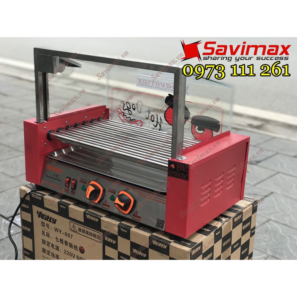 Cách sử dụng Máy nướng xúc xích Savimax Verly 7 thanh