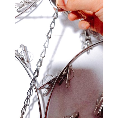 Mắc áo chùm inox vuông loại dày móc treo đồ quần áo