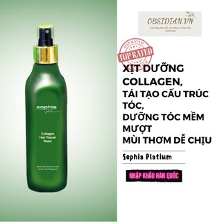 Xịt dưỡng collagen phục hồi tóc