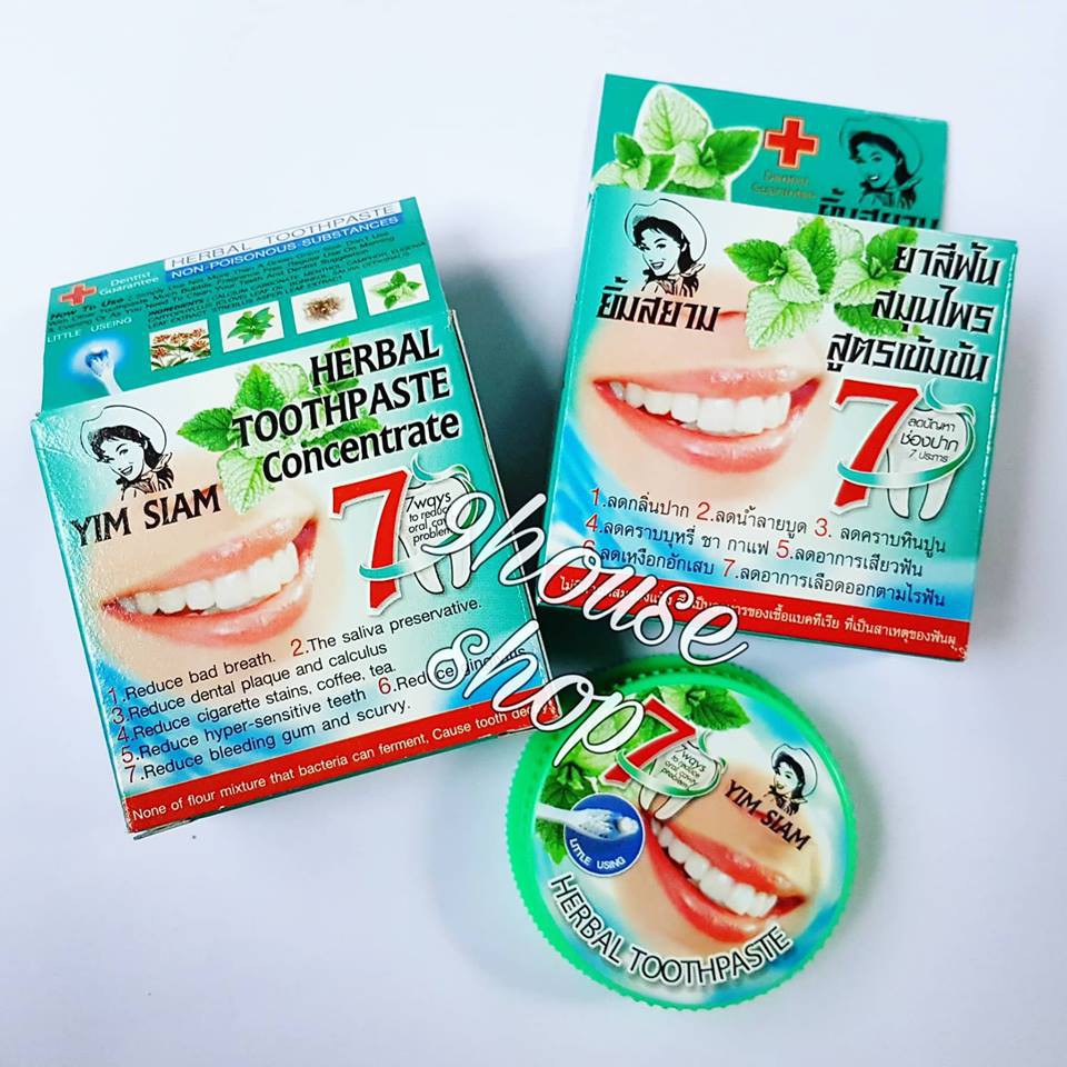 Kem Trắng Răng YIM SIAM 25g Thái Lan