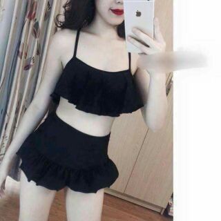 Bikini bèo 2 mảnh đen cực hót (3)