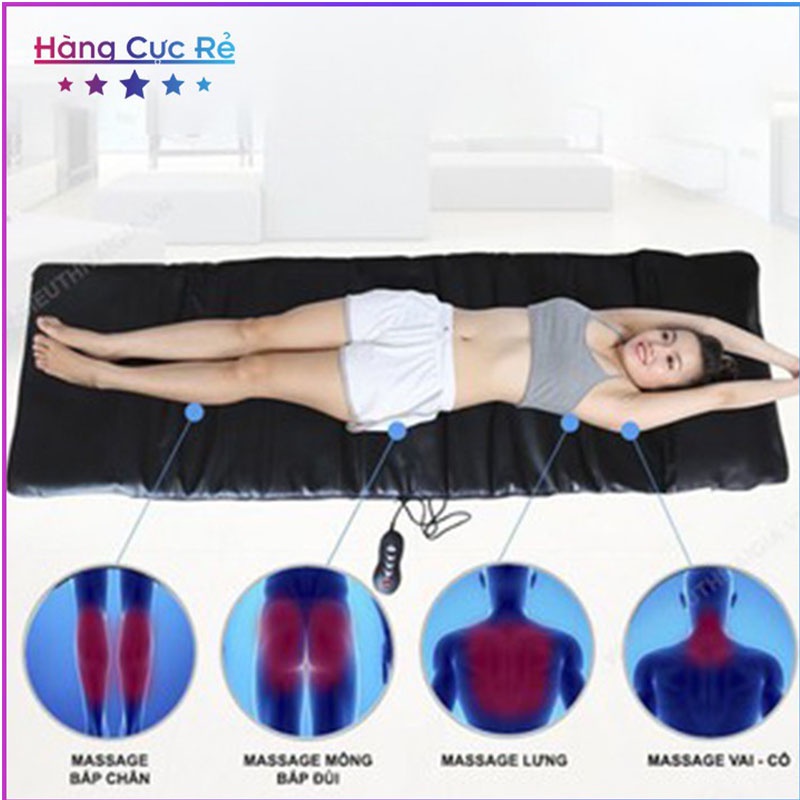 Nệm - đệm massage rung nóng toàn thân Lazybag LZ-332 hàng Việt Nam Sản xuất BH 12 tháng
