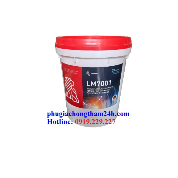 LM7001 - Chất chống thấm 2 thành phần gốc Acrylic polymer xi măng