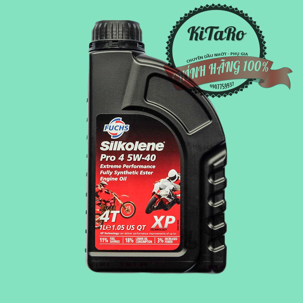 Fuchs Silkolene Pro 4 10w30 - Nhớt Gốc Ester Full Tổng Hợp Cao Cấp