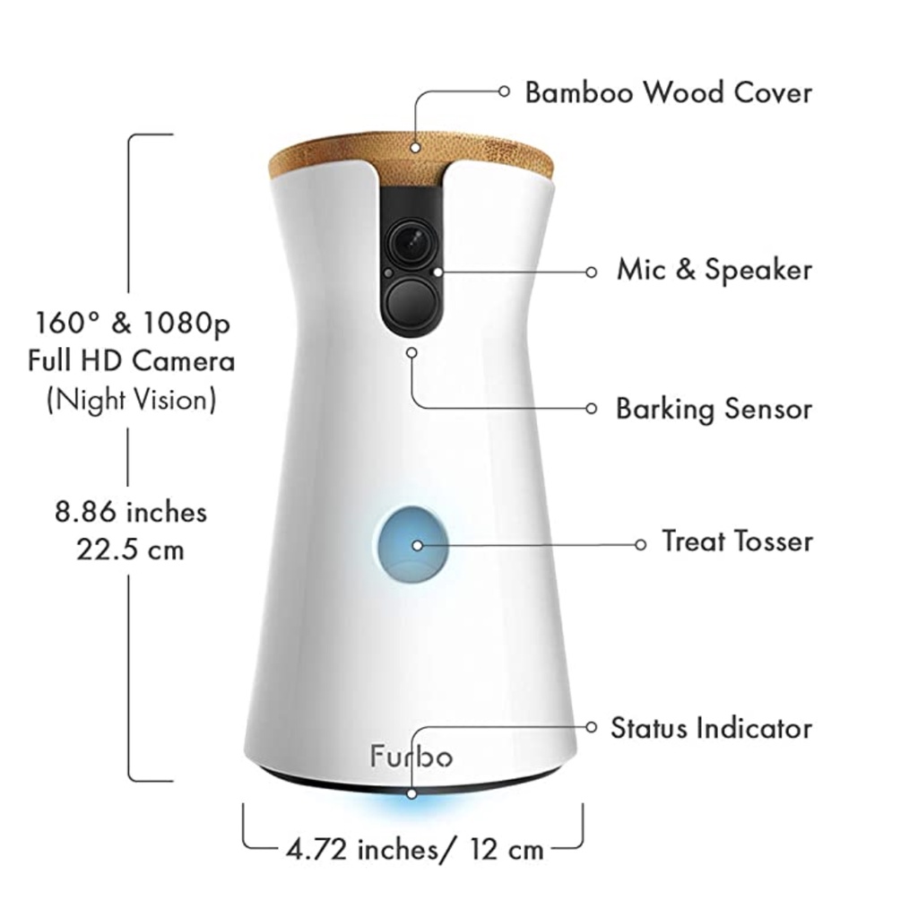 Camera theo dõi động vật kèm máy ném thức ăn chuyên dụng | BigBuy360 - bigbuy360.vn