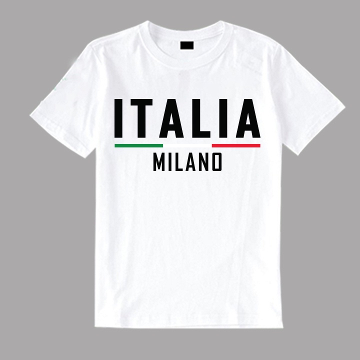 Áo Thun Nam Nữ Unisex Milano Tay Ngắn Mẫu mới