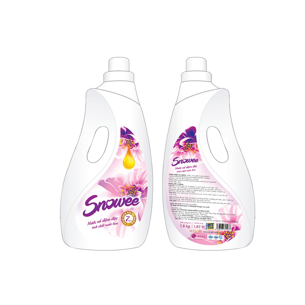 Nước xả vải Snowee 1.8KG